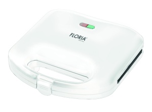 Sandwich-maker Floria ZLN4305, Alb, 750 W, Placi antiaderente model triunghi