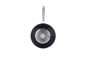 Tigaie Wok Zilan ZLN0934, Diametru 28 cm, 7 straturi de material, Maner nituit, Compatibil cuptor si masina de spalat vase - Img 3
