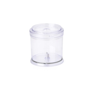 Tocator legume-fructe chopper FLORIA ZLN3035, putere 200W, capacitate vas 500 ml, cutit inox, negru - Img 3