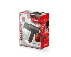 Uscator de par portabil Zilan ZLN4889 Negru, 1100W, 2 trepte de putere, maner pliant - Img 3