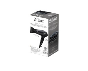 Uscator de par Zilan ZLN9396, 2000W, 2 trepte de viteza, 2 trepte de temperatura, cu aer cald si rece, Negru - Img 3