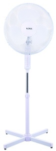 Ventilator cu picior FLORIA ZLN1180 - 40W, 40cm, motor silentios, alb