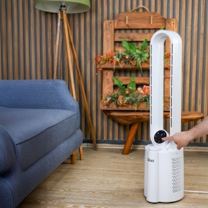 Ventilator turn fara palete ZILAN ZLN1117 - 40W, umidificare, ionizare, telecomanda - Img 5