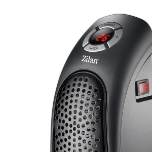 Aeroterma ceramica Zilan ZLN2281 Negru, ecran LCD, foarte puternica si comapacta - Img 2