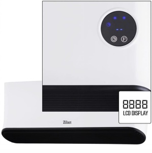 Aeroterma de perete Zilan ZLN5626 Alba, putere 2200W, ecran LED, detector de ferestre deschise - Img 3