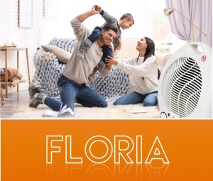 Aeroterma Floria ZLN6171, Alb Putere 2000W, 2 nivele de incalzire+rece, Protectie supraincalzire, Termostat reglabil, - Img 5