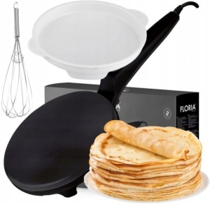 Aparat pentru facut clatite Floria ZLN7910 Negru, 700W, cu diamentru de 20 cm - Img 5
