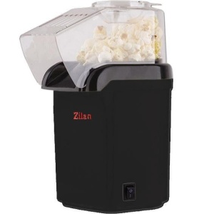 Aparat Pentru Popcorn Zilan ZLN8045,Negru Putere 1200W, sistem cu jet de aer cald,
