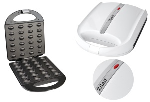 Aparat pentru preparat nuci Zilan ZLN2809 ALB, 24 jumatati sau 12 nuci intregi, 1600W, indicator luminos, Placi Neaderente - Img 4