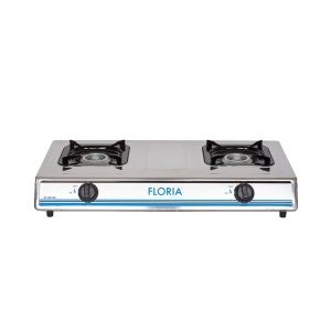 Aragaz plita inox Floria, 72 x 40 x10 cm, 2 och. ZLN8365, alimentare GPL Butelie - Img 2