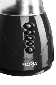 Blender FLORIA ZLN3080 Negru, Putere 300W, capacitate 1.5L, 3 viteze, Functie puls-Vas plastic - Img 4