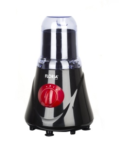Blender si rasnita FLORIA ZLN7917 - 2 in 1, 300W, 1.6L, 2 viteze + Pulse, rosu - Img 3