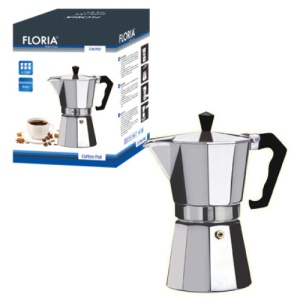 Cafetiera Espresso Floria ZLN2485, 3 cesti, 150 ml, O8 cm, aluminiu, Argintiu - Img 2