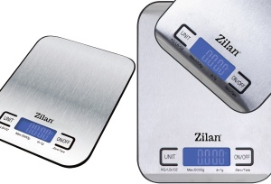 Cantar alimentar digital Zilan ZLN2984 Gri, capacitate 5000g, inchidere automata - Img 5