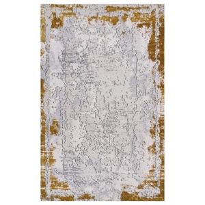 Covor Modern Living , Dormitor Dreptunghiular Antic 7557CL Galben - Img 2