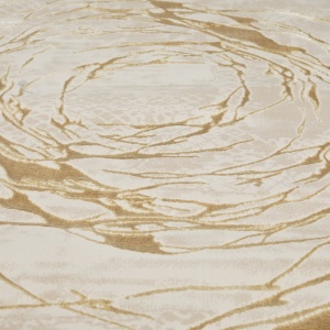 Covor Modern Living , Dormitor Dreptunghiular Elif F353A Crem Gold - Img 3