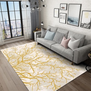 Covor Modern Living , Dormitor Dreptunghiular Elif KL8385AL Galben