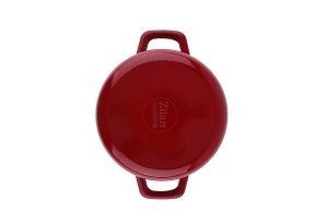 Cratita Zilan ZLN0958, Din fier turnat sub presiune puternica, 2.1L, Diametru 24 cm, Inaltime 7 cm, Compatibila cuptor si masina de spalat vase, 7 straturi de material - Img 4