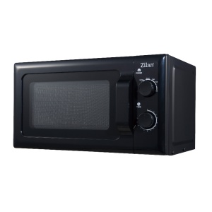 Cuptor cu microunde Zilan ZLN1222, 20 L, 700W, mod pentru dezghet, 6 trepte de putere, Negru