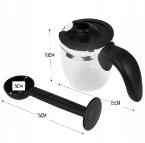 Espressor Floria ZLN9359 Alb, putere 800W, presiune de 3.5 bari, usor de curatat - Img 4
