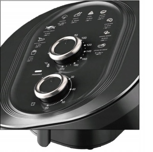 Friteuza cu aer cald Floria ZLN8009 Negru, putere 1360W, Capacitate 6 Litri, temperatura reglabila - Img 5