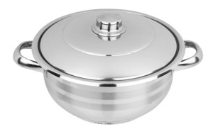 Oala inox cu capac ZLN7246, COCINERA,diametru 22 cm,capacitate 3 L