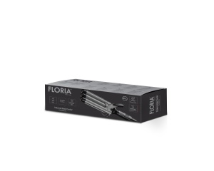 Ondulator de par Floria ZLN9419 cu 3 elementi, temperatura maxima de 200 grade, 98W, Negru - Img 2