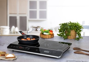 Plita cu inductie Zilan ZLN8088 Neagra, doua ochiuri, putere 3500W, geam din cristal negru - Img 5