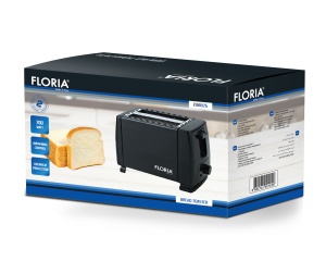Prajitor de paine Floria ZLN1826 Negru, 700W, 7 nivele de control al temperaturii, buton de oprire - Img 2