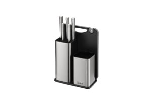Set cutite 7 piese Zilan ZLN1627, Suport inclus, Otel inoxidabil 3CR13, Compatibil masina de spalat vase