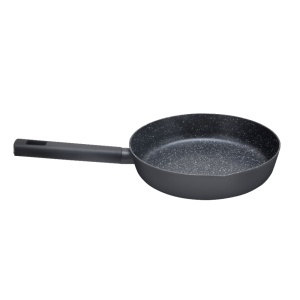 Tigaie Zilan ZLN0935 Negru, invelis din marmura ecologica,diametru 26 cm, 3.1 L
