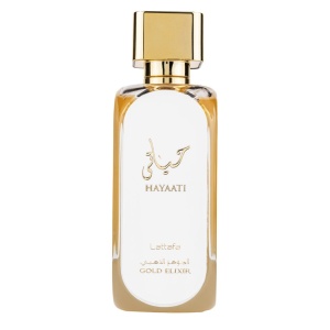 Apa de Parfum Hayaati Gold Elixir, Lattafa, Femei - 100ml - Img 2