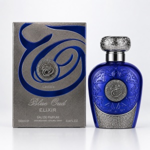 Lattafa Blue Oud Elixir – Apă de Parfum pentru Bărbați, 100 ml