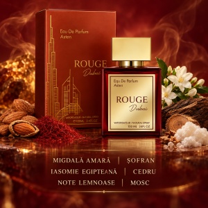 Parfum Arabesc ASTEN Rouge Dubai, Apă de Parfum Unisex, 100 ml