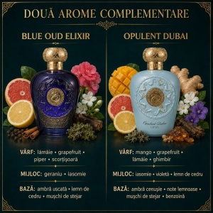 Set apă de parfum Lattafa Opulent Dubai & Blue Elixir 2 x 100 ml + testere unisex - Img 3