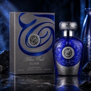 Lattafa Blue Oud Elixir – Apă de Parfum pentru Bărbați, 100 ml - Img 3