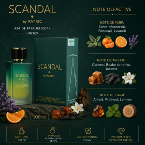 Scandal by Patric, Extract de parfum ,Unisex, 100ml - Img 3