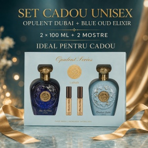 Set apă de parfum Lattafa Opulent Dubai & Blue Elixir 2 x 100 ml + testere unisex - Img 2