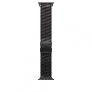 AW BAND 49MM TITANIUM MILANESE BLACK S