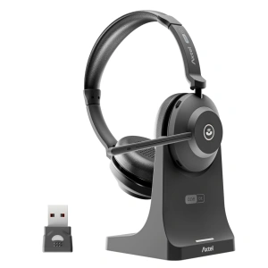 Casti Head-band AXTEL AXH-ONEBTD-CB, Wireless, noise-canceling, Negru