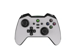 Controller wireless Genesis Mangan 400, tip Analog/Digital, interfata USB, bluetooth, numar butoane 19, lungime cablu 200 cm, acumulator 000 mAh, compatibilitate Android, iOS, MAC, Windows 10,11,7,8, alb