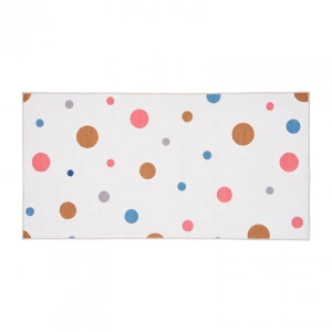 Covor printat, BUBBLE 70x140 cm, lavabil cu spate antialunecare, inaltime fir 3mm