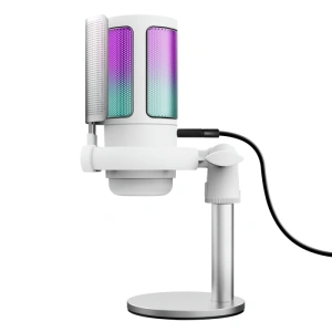 Microfon Trust GXT 238W Auron, tip Condenser, USB-C, LED backlight
