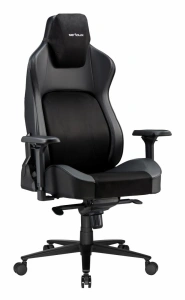 Scaun Gaming Serioux Prime, Capacitate greutate: 150 kg, Material suprafață: Piele, Material textil, Tip cotieră: Cotieră 4D, Tip mecanism: Mecanism tip broască, Tip pârghie pneumatică: 100 mm, ridicare pe gaz clasa 4, Tip bază: 350 mm, bază din