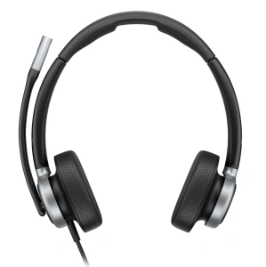Casti Head-band Poly Mission 625 Stereo USB Wired Headset, Cu fir, noise-canceling, Negru