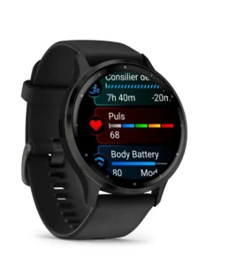 Ceas Garmin Venu 3 Black, Slate - Img 2