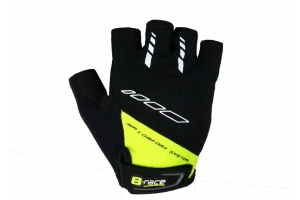 MANUSI B-RACE CU GEL NEGRU/LIME, M - Img 1