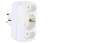 Multistecker 2xEURO + 1xCEE7/3 alb
