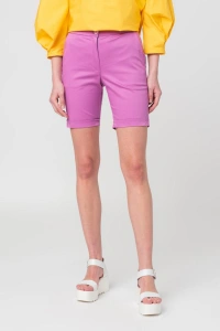 PANTALONI SCURT CASUAL FEMEI LILA L - Img 1
