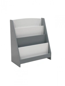 Raft depozitare carti, gri, MDF, U-Grow